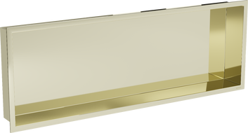 Mexen X-Wall-R shower niche with flange 90 x 30 cm, Gold - 1950903010