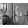 Mexen X-Wall-R recessed shelf with flange and shelf 90 x 30 cm, inox - 1910903010S