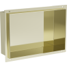 Mexen X-Wall-NR recessed shelf without a flange 30 x 20 cm, Gold - 1951302010