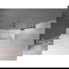 Mexen Velar L 2-panel sliding bath screen 75 x 150 cm, transparent, brushed nickel - 896-075-003-01-97
