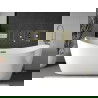 Mexen X-Wall-NR recessed shelf with a flange and shelf 30 x 30 cm, Gold - 1951303010S