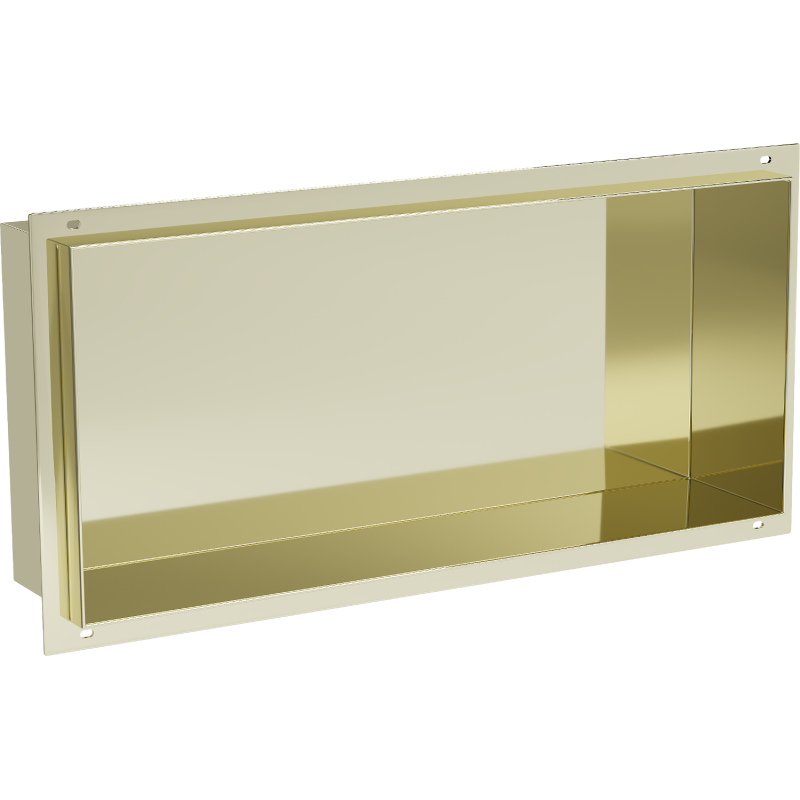 Mexen X-Wall-NR recessed shelf without a flange 45 x 20 cm, Gold - 1951452010