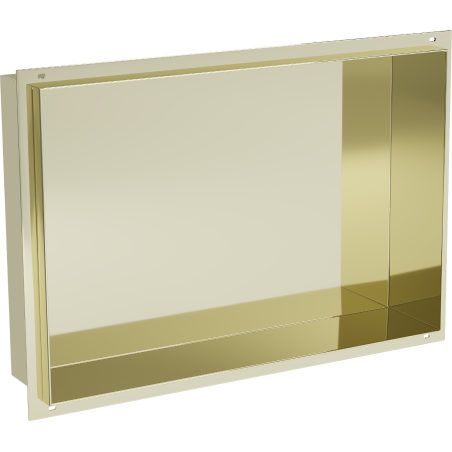 Mexen X-Wall-NR recessed shelf without a flange 45 x 30 cm, Gold - 1951453010