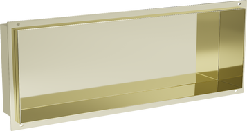 Mexen X-Wall-NR recessed shelf without a flange 60 x 20 cm, Gold - 1951602010