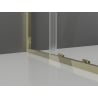 Mexen Exo-S sliding shower enclosure 200 x 80 cm, transparent, gold - 8151-200-080-50-00