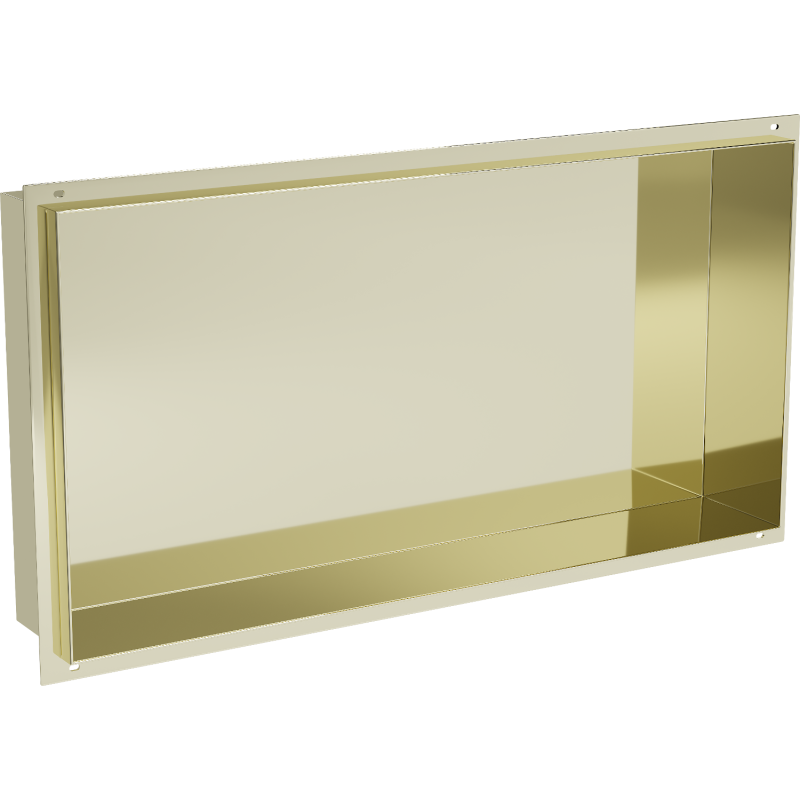 Mexen X-Wall-NR recessed shelf without a flange 60 x 30 cm, Gold - 1951603010
