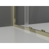 Mexen Exo-S sliding shower enclosure 140 x 110 cm, transparent, gold - 8151-140-110-50-00