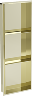 Mexen X-Wall-NR recessed shelf with a flange and shelf 90 x 30 cm, Gold - 1951903010S