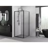 Mexen Exo sliding shower cabin 110 x 110 cm, transparent, black - 8151-110-110-70-00