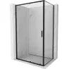 Mexen Exo sliding shower cabin 95 x 120 cm, transparent, black - 8151-095-120-70-00