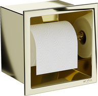 Mexen X-Wall-P toilet paper holder, gold - 1953