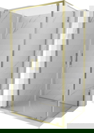 Mexen Exo swing shower cabin 120 x 100 cm, transparent, gold - 8182-120-100-50-00