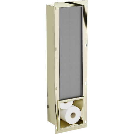 Mexen X-Wall-B toilet paper holder, gold - 1955