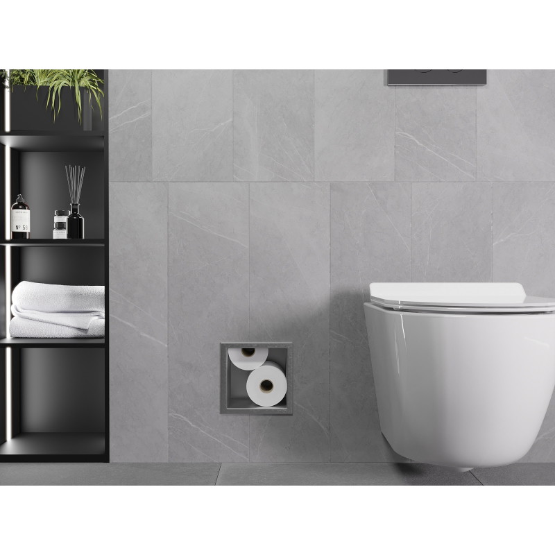 Mexen X-Wall-B toilet paper holder, inox - 1915