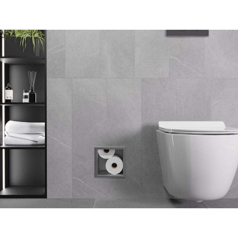 Mexen X-Wall-B toilet paper magazine, inox - 1915