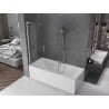 Mexen Velar L bath screen 2-panel sliding 120 x 150 cm, transparent, chrome - 896-120-003-01-01