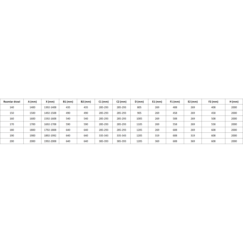 Mexen Lunar Duo Swing Shower Door 180 cm, Transparent, Gold - 834D-180-000-50-00