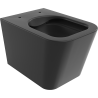 Mexen Teo Rimless WC bowl, matte black - 3385XX85