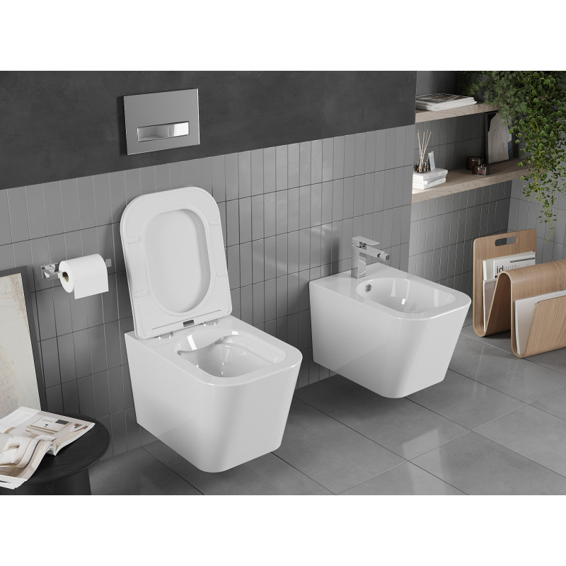 Mexen Teo Toilet Bowl Rimless, White Gloss - 3385XX00