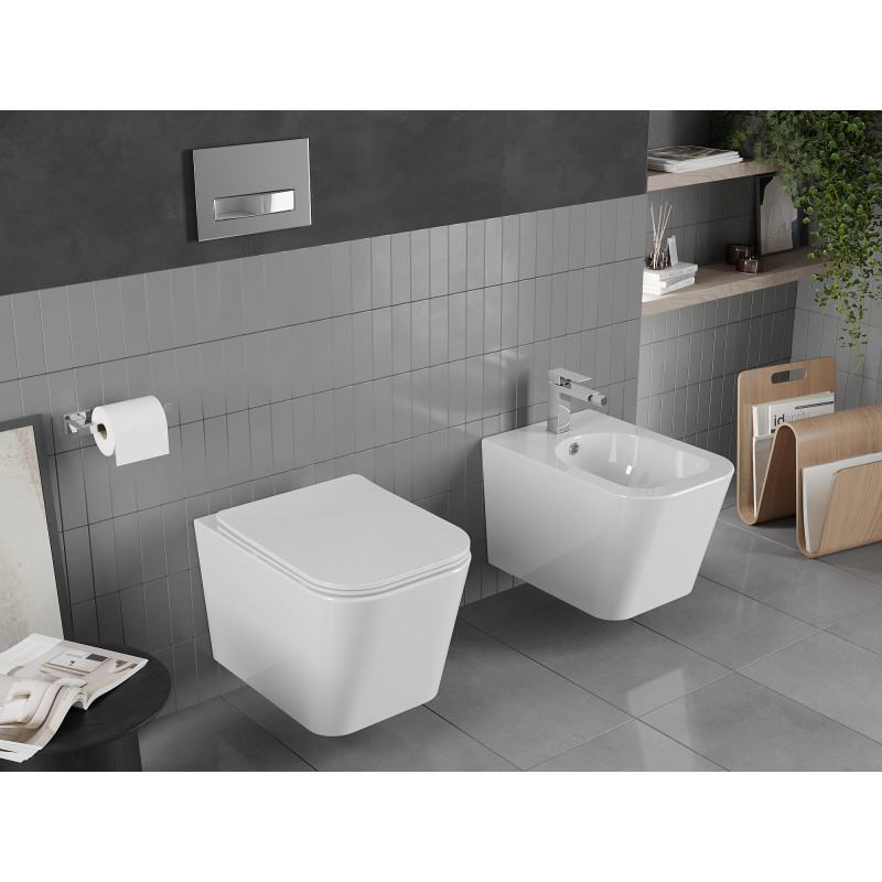 Mexen Teo Toilet Bowl Rimless, White Gloss - 3385XX00