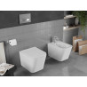 Mexen Teo Rimless WC bowl with soft-close slim seat, duroplast, glossy white - 30850600