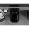 Mexen Teo Rimless WC bowl with slim soft-close seat, duroplast, black gloss - 30854070