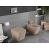 Mexen Teo Rimless WC bowl with slim soft-close seat, duroplast, matte cappuccino - 30854064