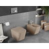 Mexen Teo Rimless WC Bowl with Soft-Close Slim Seat, Duroplast, Matte Cappuccino - 30854064