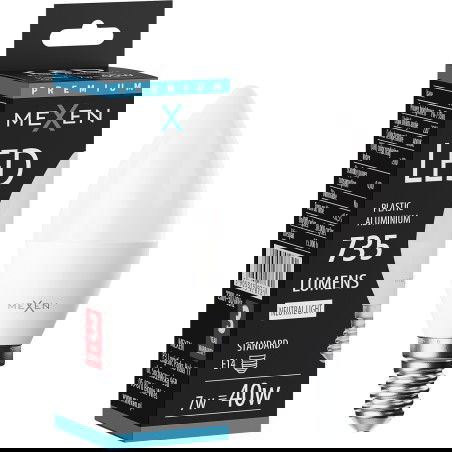 Mexen Nova LED Bulb E14, C37, 7W, Neutral - 4000K, 735 lm - L102-E14-0740-01