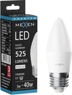 Mexen Nova LED Bulb E27, C37, 5W, Neutral - 4000K, 525 lm - L102-E27-0540-01