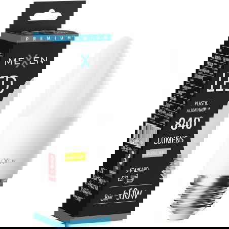 Mexen Nova LED Bulb E27, C37, 8W, Warm - 3000K, 840 lm - L102-E27-0830-01