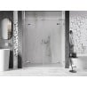 Mexen Lunar L Duo pivot shower doors 170 cm, transparent, chrome - 834DL-170-000-01-00