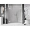 Mexen Lunar L Duo 180 cm Hinged Shower Doors, Transparent, White - 834DL-180-000-20-00