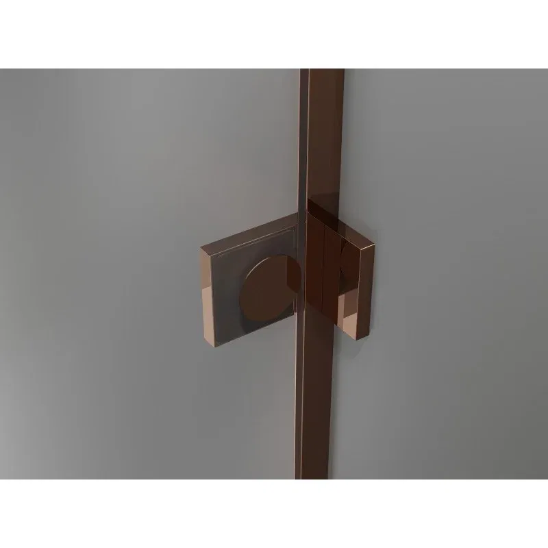 Mexen Lunar L Duo pivot shower doors 180 cm, transparent, rose gold - 834DL-180-000-60-00