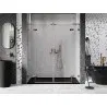 Mexen Lunar L Duo pivot shower doors 180 cm, transparent, rose gold - 834DL-180-000-60-00