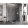 Mexen Lunar Duo right hinge shower cabin 85 x 70 cm, transparent, white - 834-085P-070L-20-00