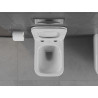 Mexen Stella Rimless WC bowl with slim soft-close seat, duroplast, glossy white - 30680900