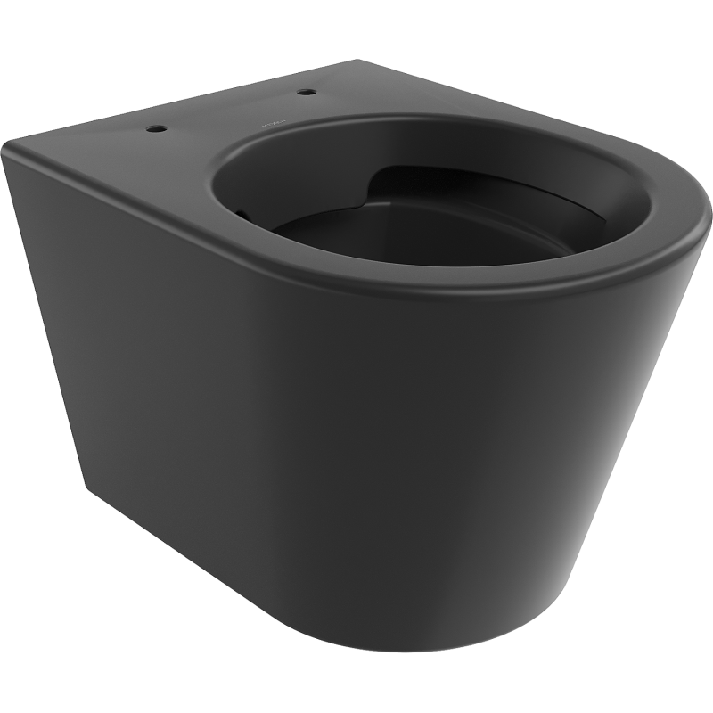 Mexen Rico Rimless WC Bowl, Black Matte - 3372XX85