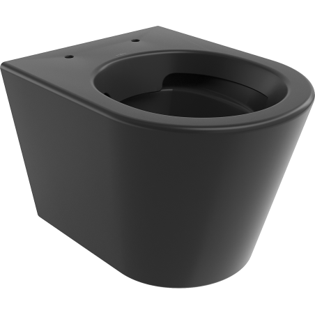 Mexen Rico Rimless toilet bowl, Black matt - 3372XX85