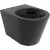 Mexen Rico Rimless WC Bowl, Matte Black - 3372XX85