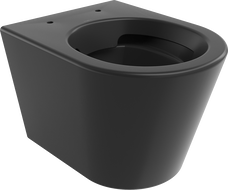Mexen Rico Rimless toilet bowl, Black matt - 3372XX85