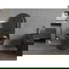 Mexen Rico Rimless WC Bowl, Matte Black - 3372XX85