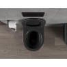 Mexen Rico Rimless toilet bowl with a slim soft close toilet seat, Thermosetting polymer, Black matt - 30721085