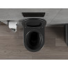 Mexen Rico Rimless Toilet Bowl with Soft-Close Slim Seat, Duroplast, Matte Black - 30721085