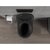 Mexen Rico Rimless WC bowl with slim soft-close seat, duroplast, black matte - 30720185