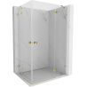 Mexen Lunar Duo shower cabin swing door right 90 x 85 cm, transparent, gold - 834-090P-085L-50-00