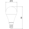 Mexen Nova LED Bulb E14, G45, 8W, Neutral - 4000K, 840 lm - L101-E14-0840-01