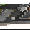 Mexen Bruno 1-compartment granite sink with a drip tray 795 x 495 mm, Grey, siphon Gold - 6513791010-71-G