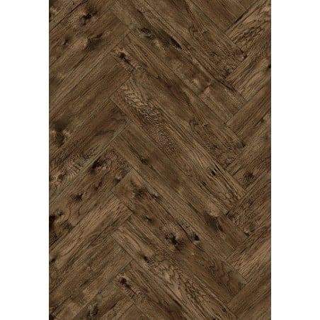 Mexen Bryce Canyon Orange Beach vinyl panels herringbone 635 x 127 mm SPC 6.5 mm underlay 1.5 mm, 4 V-Groove, Walnut -