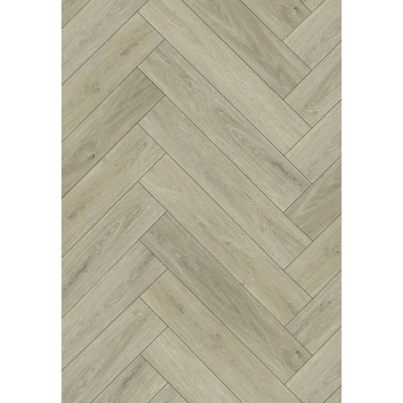 Mexen Bryce Canyon herringbone vinyl panels 635 x 127 mm SPC 6.5 mm underlay 1.5 mm, 4 V-Groove, Oak - F1194-0635-127-505-4V1-01